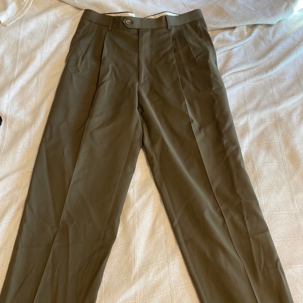 Pronto Uomo men’s pants.  Pleated slacks.